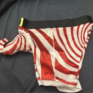 Extra small American Eagle box of braids Christmas candy cane pouch